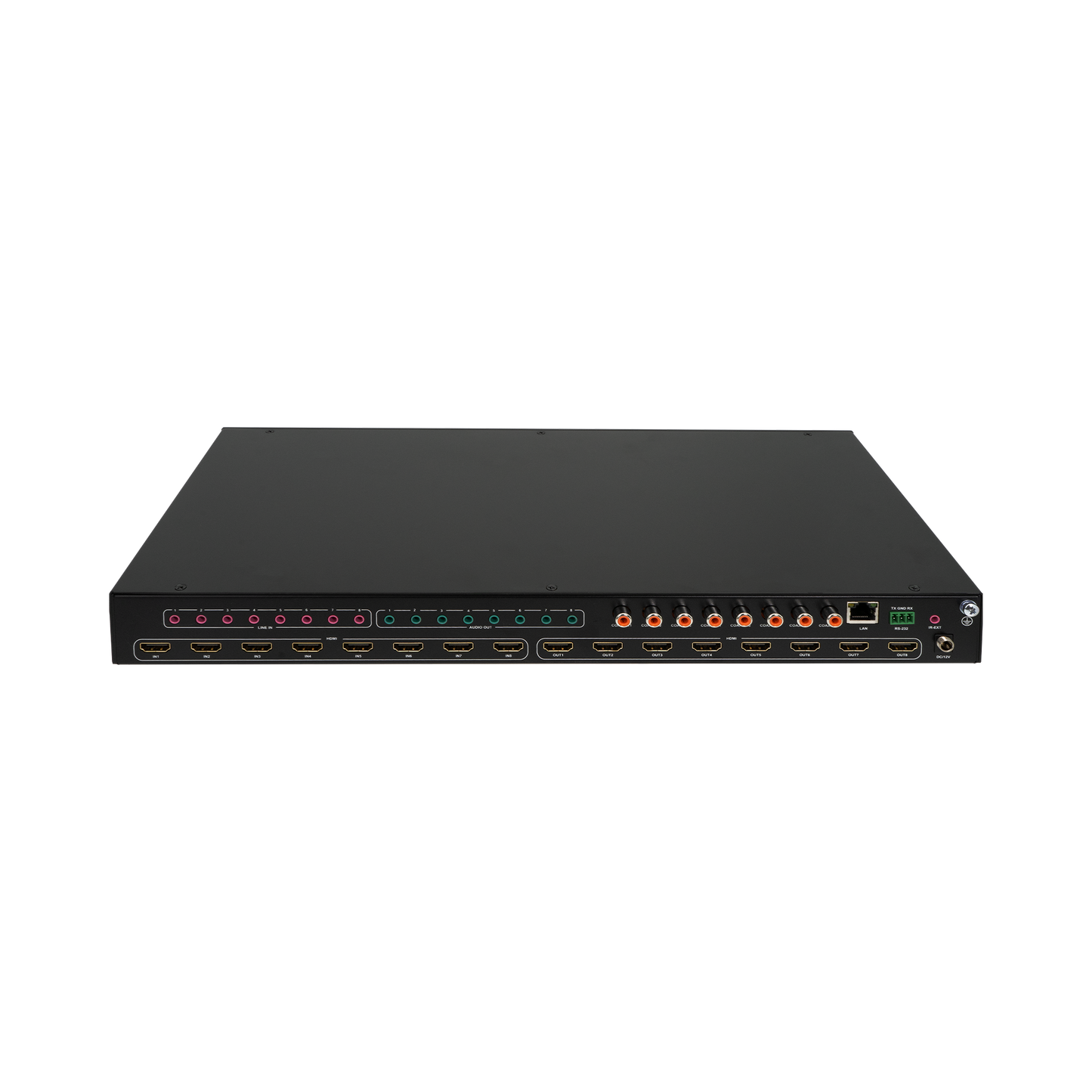 Supports 8 HDMI inputs and outputs with 4K@60Hz 4:4:4