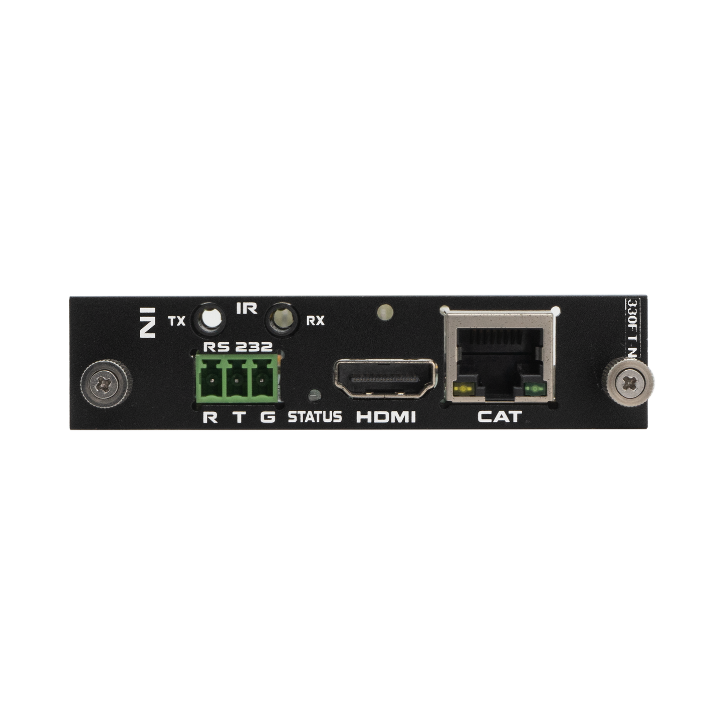 HDBaseT input card for modular matrix switchers with PoC function