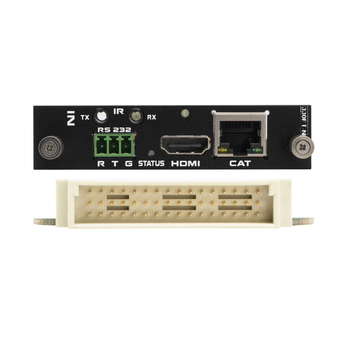 4K 60Hz AV matrix input card with bi-directional IR and RS232 support