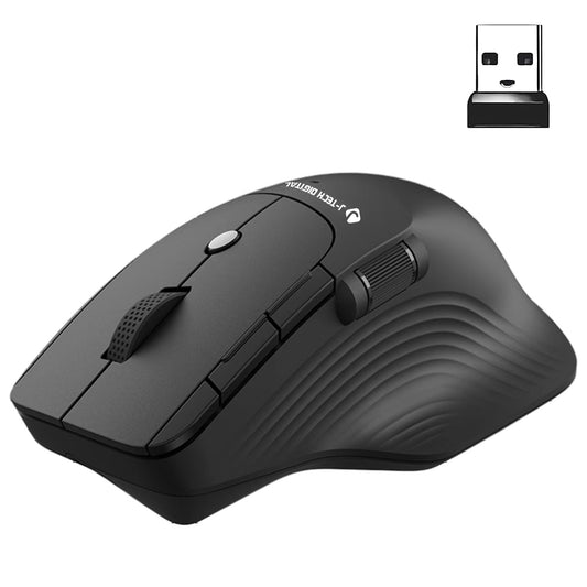 Wireless Ergonomic Mouse w/ Side Thumb Scroll Wheel | 800, 1200, 1600 Adjustable DPI