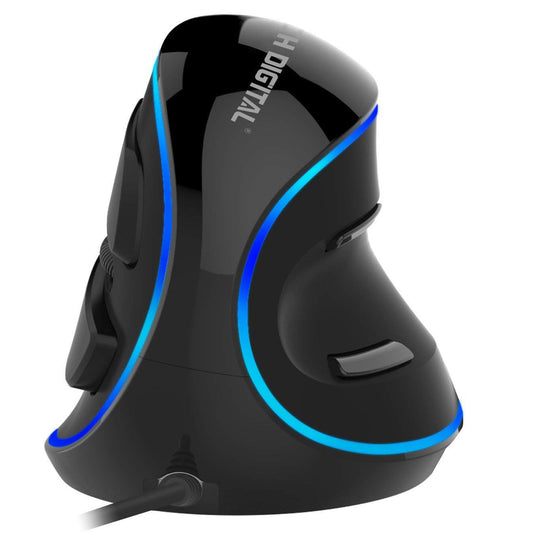 Wired Vertical Mouse with Removable Palm Rest (V628)