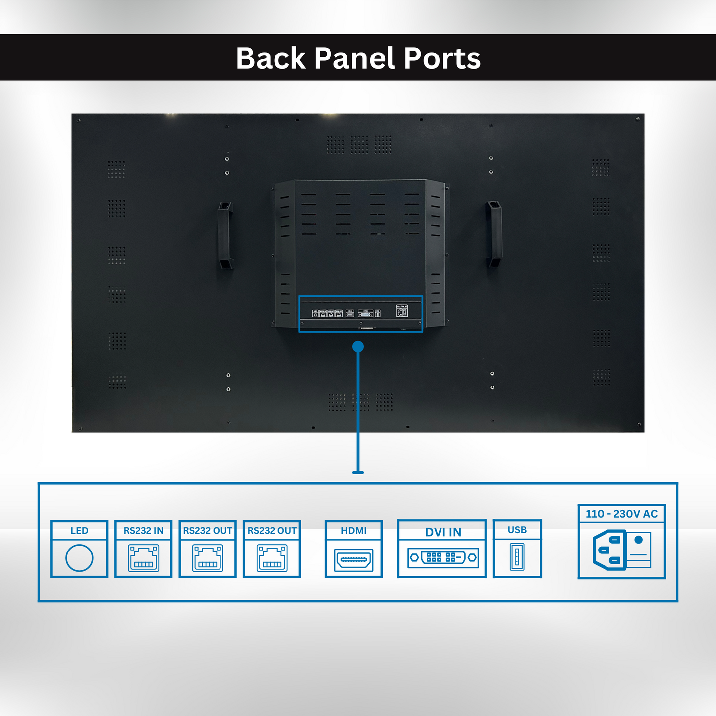 55" LCD 1080P 60Hz Commercial Signage Display