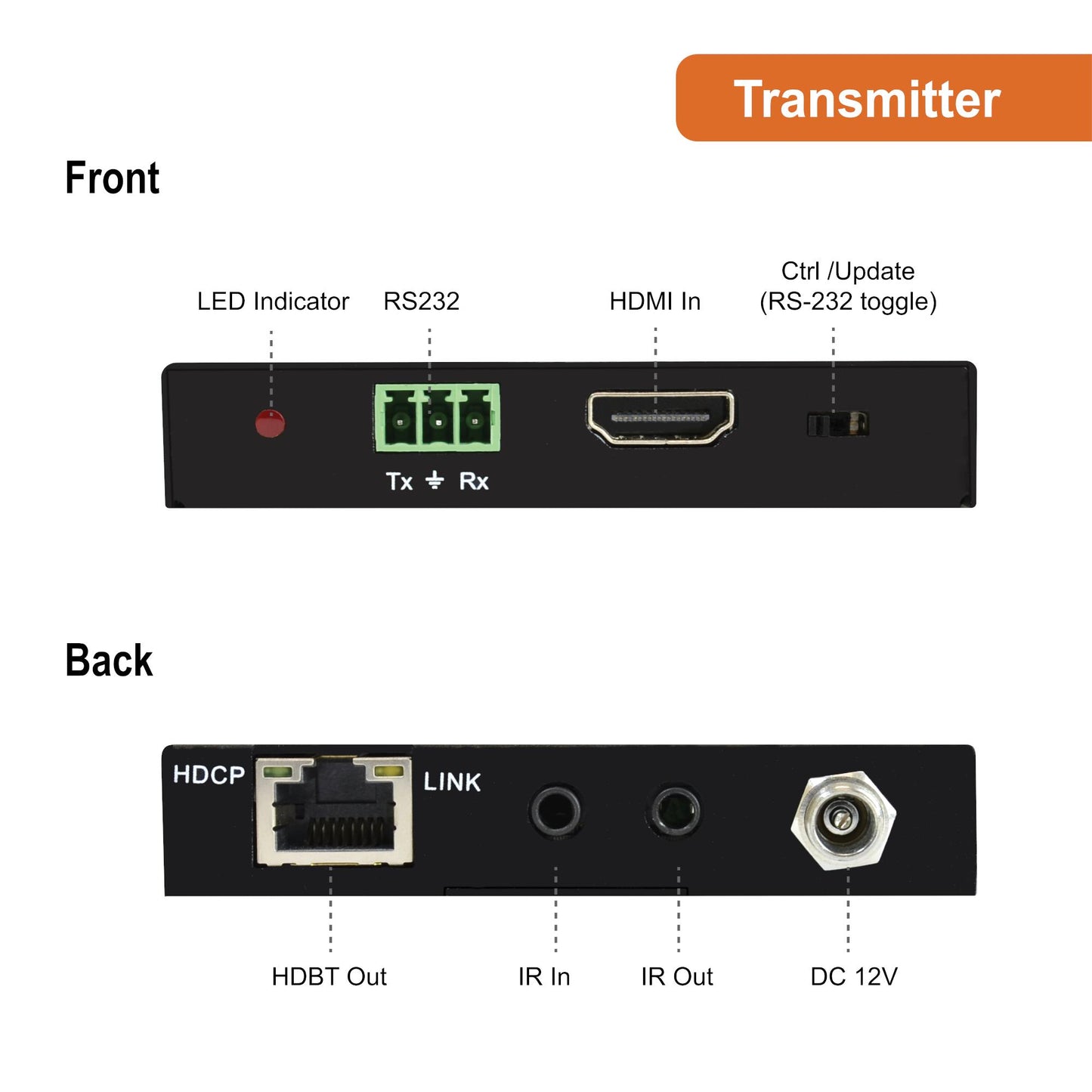 HDBaseT HDMI Extender 4K Ultra HD Extender 230ft