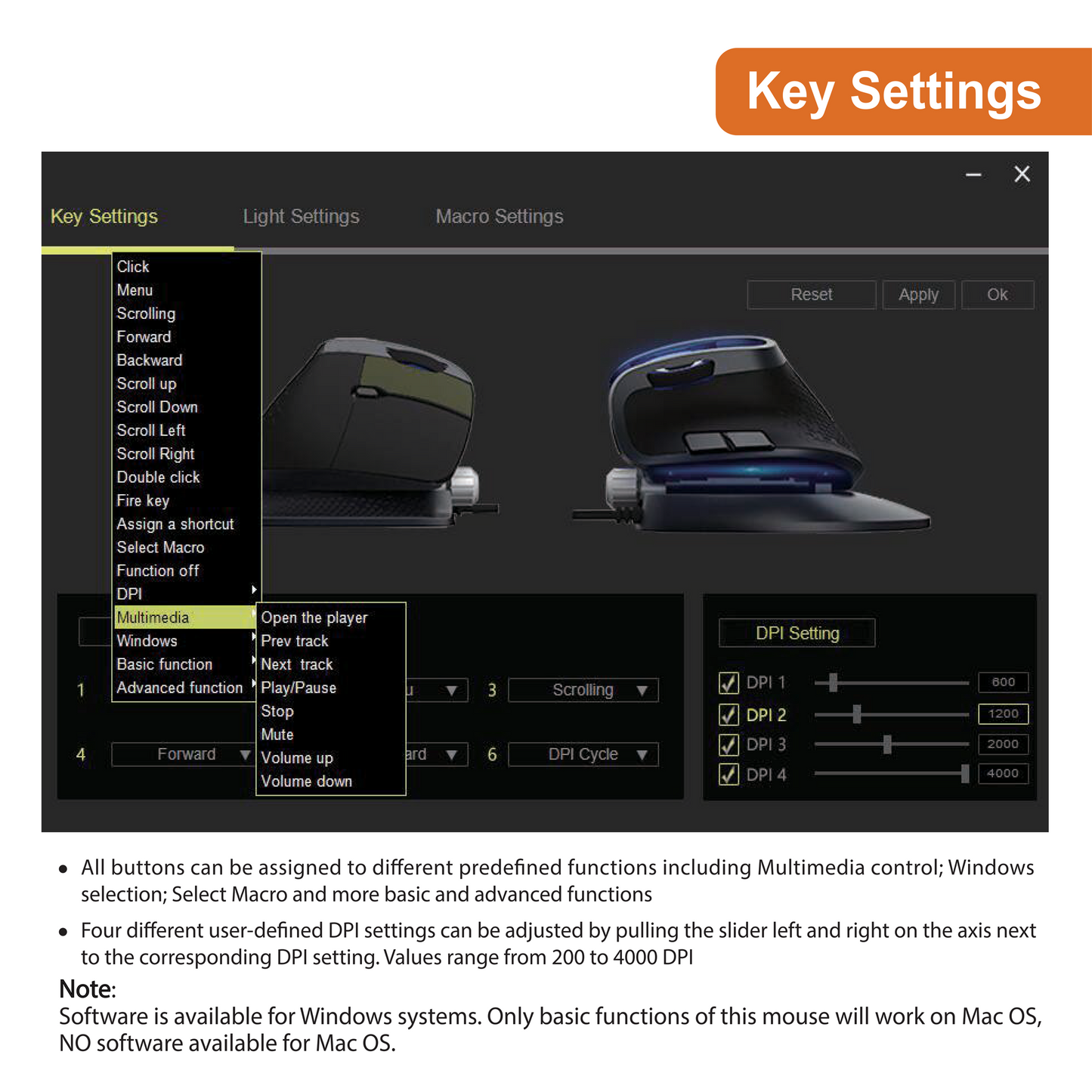 V628X Wired Vertical Mouse (for Large Hands)