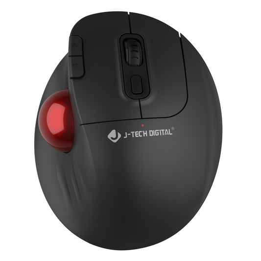 Wireless Trackball Ergonomic Mouse w/ Free & Easy Thumb Control | DPI Adjustment, Precision Tracking, Multi-System Compatibility with PC, Laptop, Windows, Mac