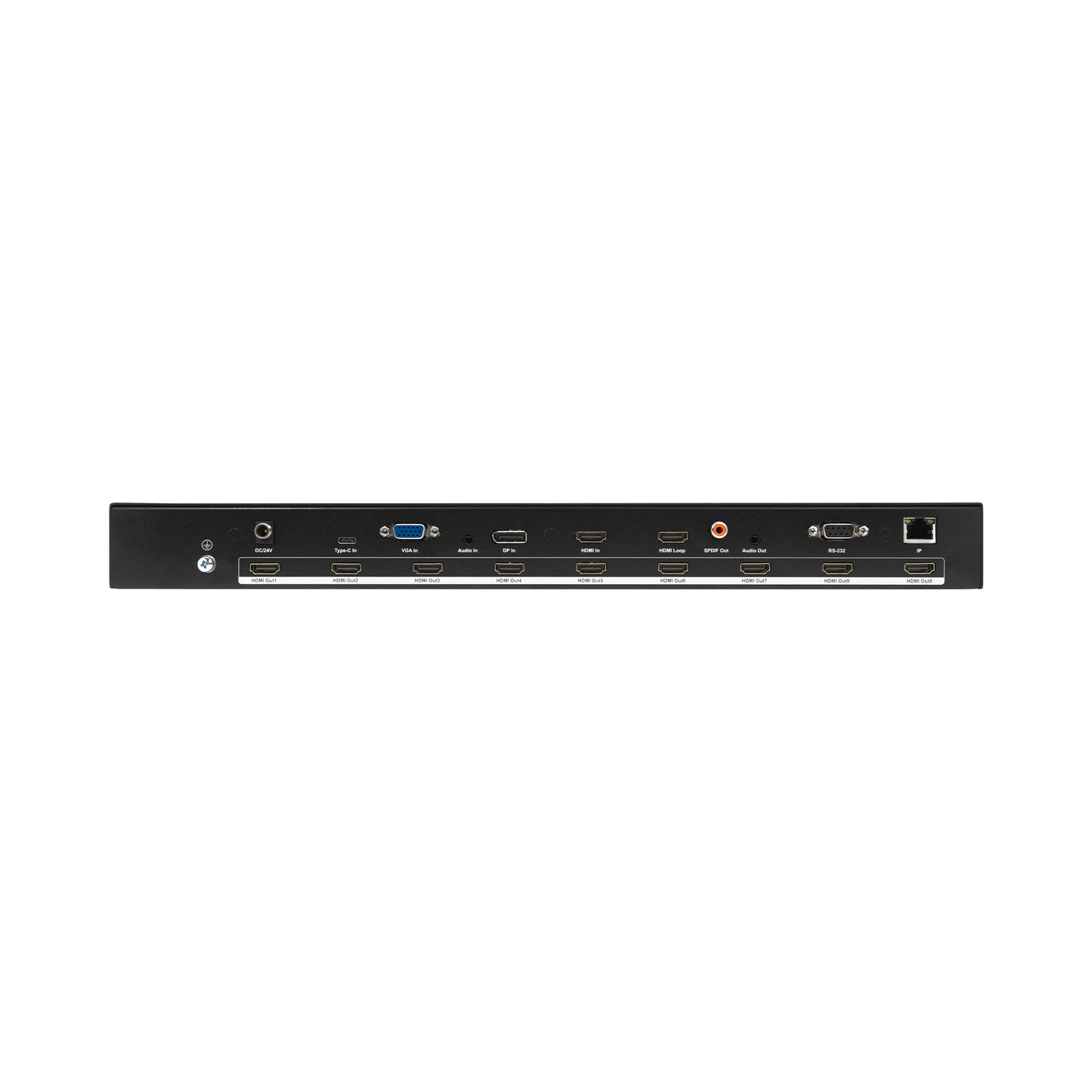 3x3 4K 30Hz Video Wall Controller w/ 4 Input Interfaces