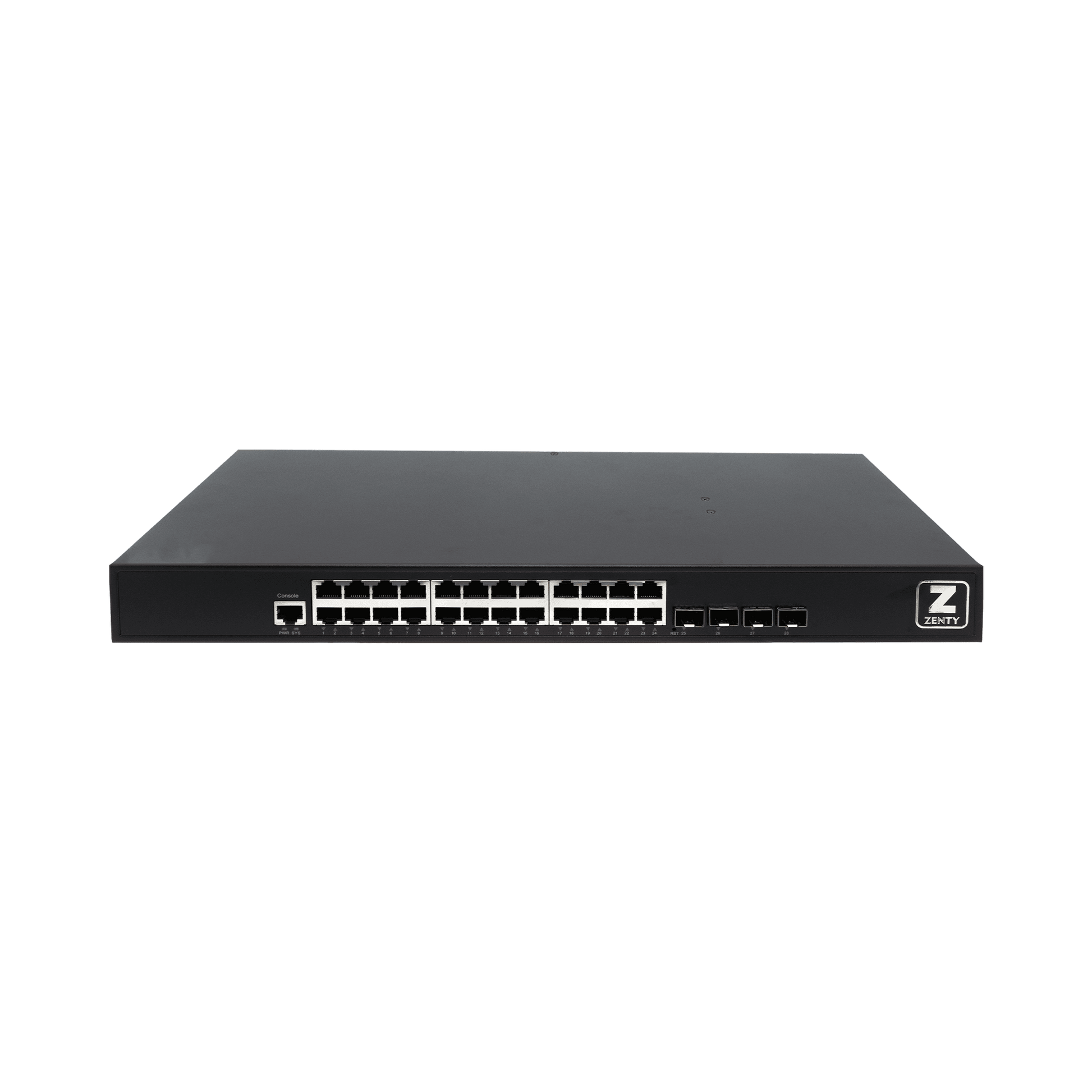 zenty 24 port av over ip network switch