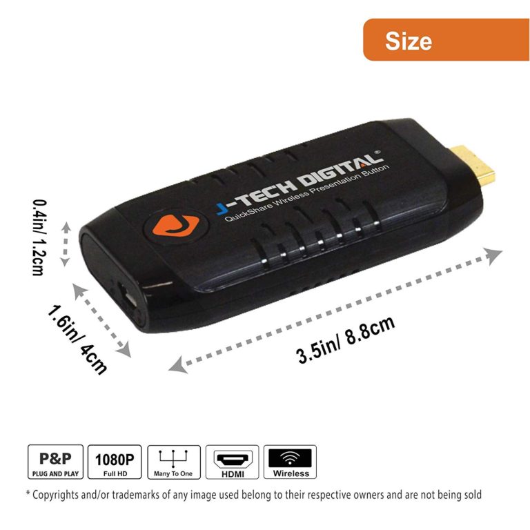 QuickShare Wireless Presentation System – Transmitter (works with JTECH-QS100)