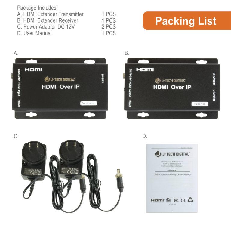 Daisy Chain HDMI Extender 1080P Up to 400 FT